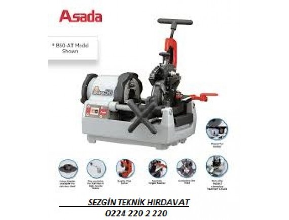 ASADA BEAVER 100 AT 4'' TEZGAH TİPİ DİŞ AÇMA PAFTA MAKİNASI